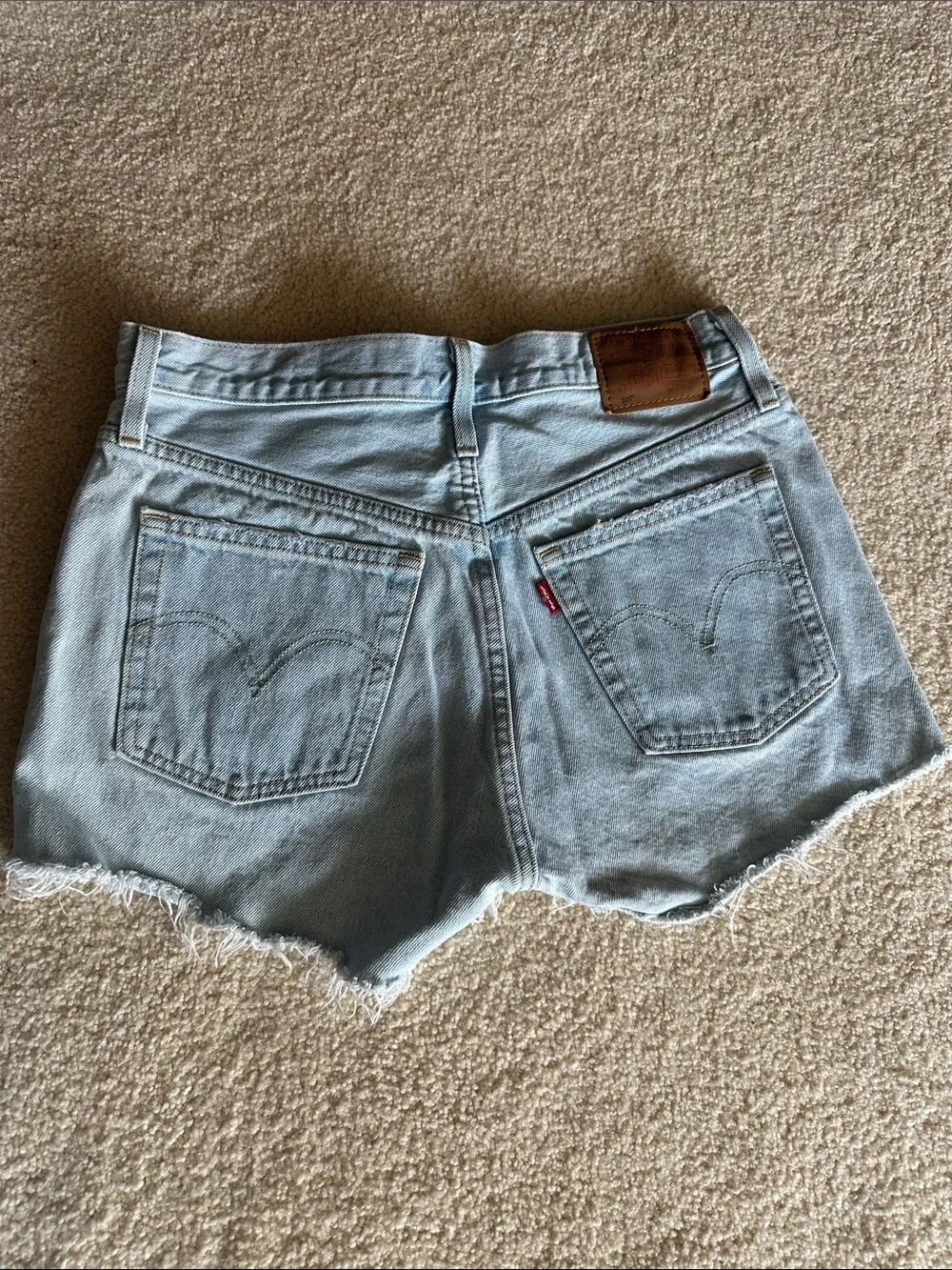 Levi's Women's Denim Cutoff Shorts - Light Wash, Medium Wash, Black, White - Picture 9 of 16